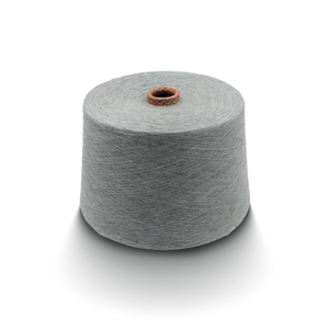 Ring Spun 100% Poliéster Melange Cor Cinza